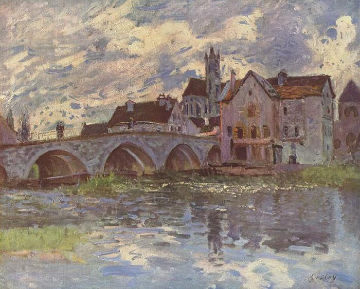 Alfred Sisley Pont de Moret-sur-Loing oil painting image